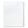 Avery Dennison Index Tab, Allstate 76-100, White, PK25 01704